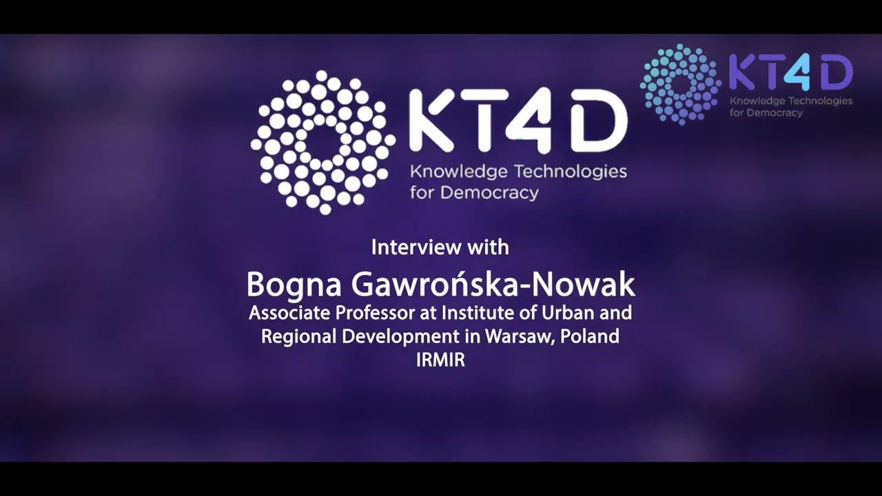 Embedded thumbnail for Interview with Bogna Gawrońska-Nowak, Professor at IRMIR, Poland